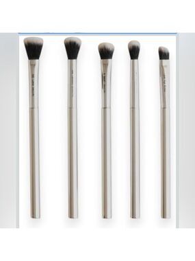 F.A.R.A.H Silver Makeup Eye Perfection Brush Set